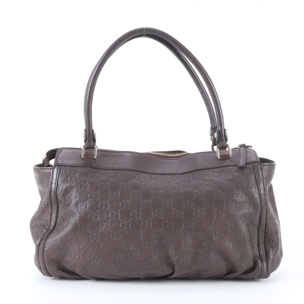 Gucci Guccissima Abbey Leather Tote Shoulder Business Document — view 3