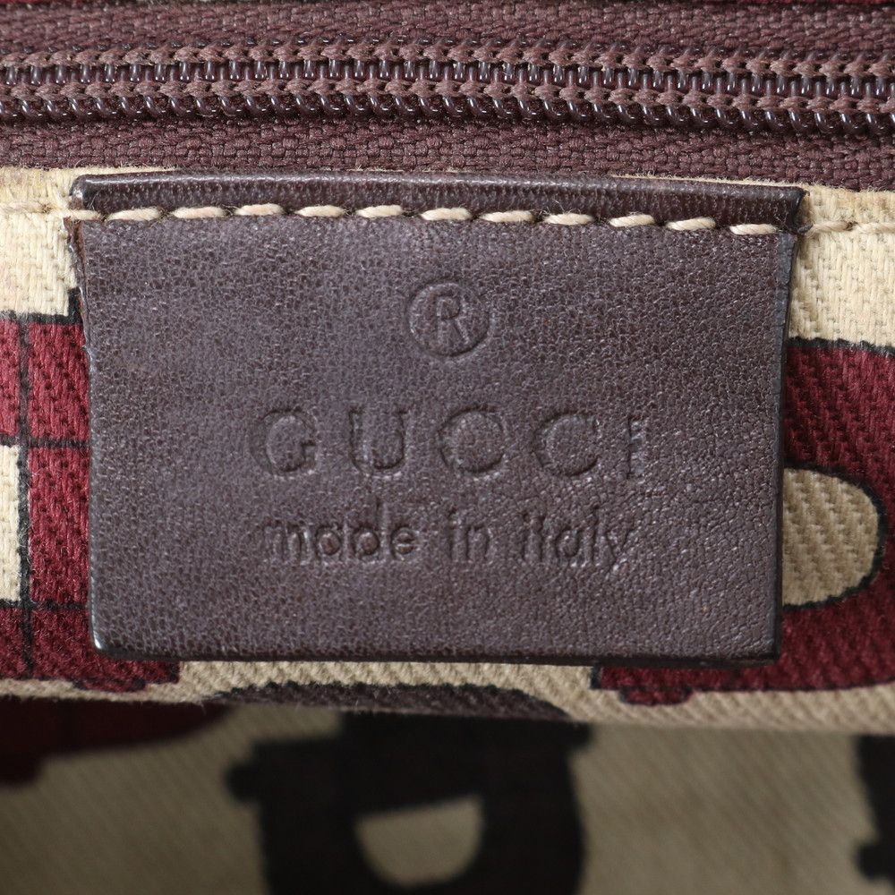Gucci Guccissima Abbey Leather Tote Shoulder Business Document — view 8