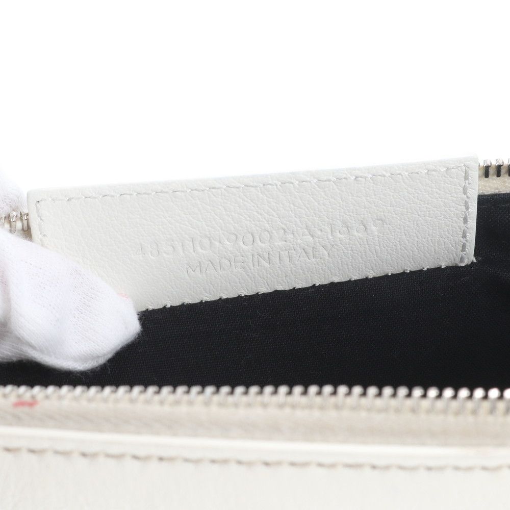 Balenciaga Everyday Logo Clip Leather Clutch Pouch Business — view 8