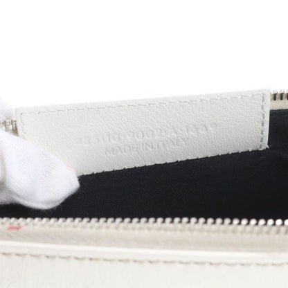 Balenciaga Everyday Logo Clip Leather Clutch Pouch Business — view 8