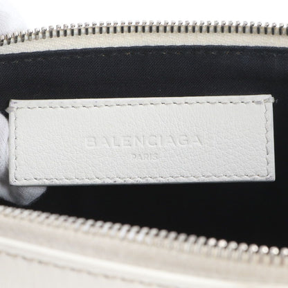 Balenciaga Everyday Logo Clip Leather Clutch Pouch Business — view 7