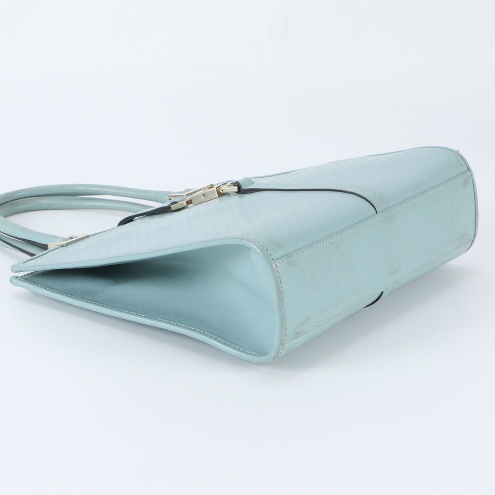 Gucci Jackie 002 Leather Handbag Tote Silver — view 6
