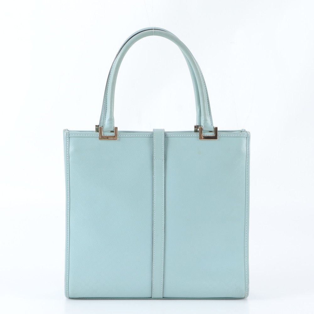 Gucci Jackie 002 Leather Handbag Tote Silver — view 3