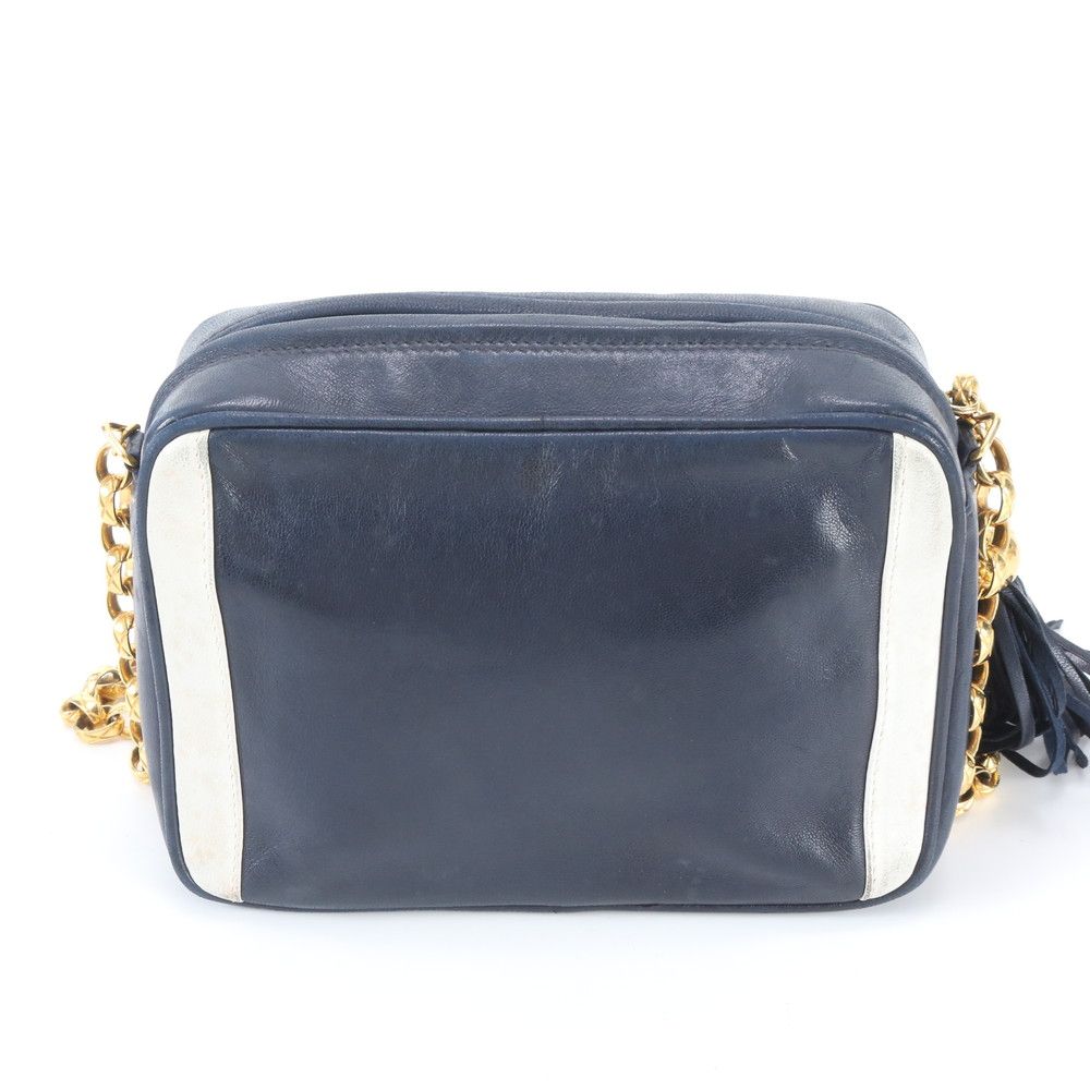 Chanel Lambskin Leather Chain Shoulder Bag Crossbody — view 3