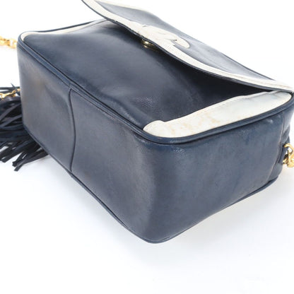 Chanel Lambskin Leather Chain Shoulder Bag Crossbody — view 5