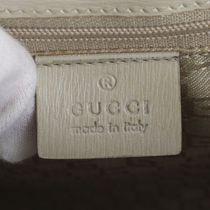 Gucci Logo 002 Leather Tote Shoulder Hand Gold — view 9