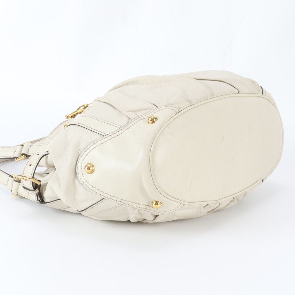 Gucci Horsebit Leather Tote Shoulder Hand Gold — view 6
