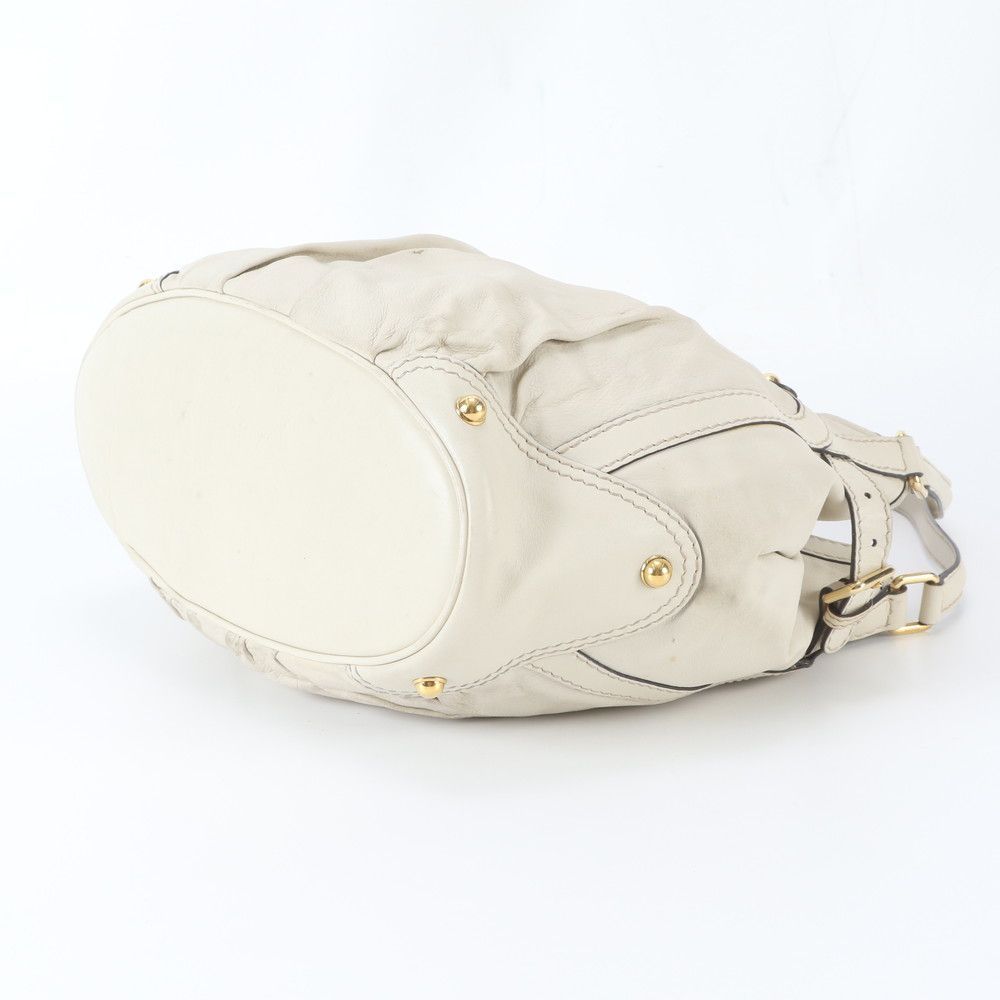 Gucci Horsebit Leather Tote Shoulder Hand Gold — view 4