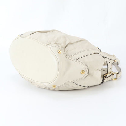 Gucci Horsebit Leather Tote Shoulder Hand Gold — view 4