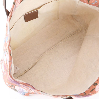 Gucci Flora Leather Tote Shoulder Hand Floral Pattern — view 7