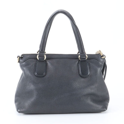 Gucci Soho Interlocking Grain Leather Tote Shoulder — view 3