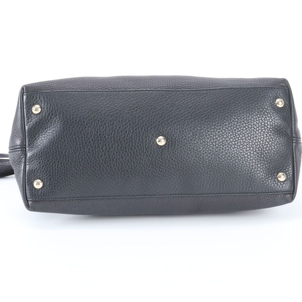 Gucci Soho Interlocking Grain Leather Tote Shoulder — view 6