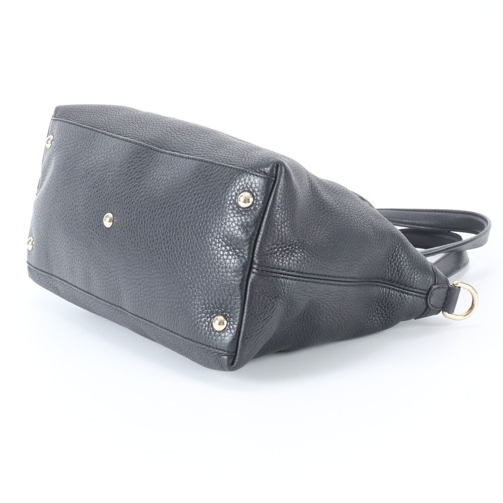 Gucci Soho Interlocking Grain Leather Tote Shoulder — view 4