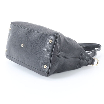 Gucci Soho Interlocking Grain Leather Tote Shoulder — view 4