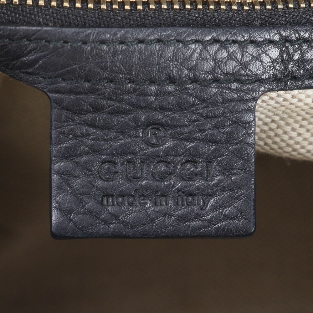 Gucci Soho Interlocking Grain Leather Tote Shoulder — view 9