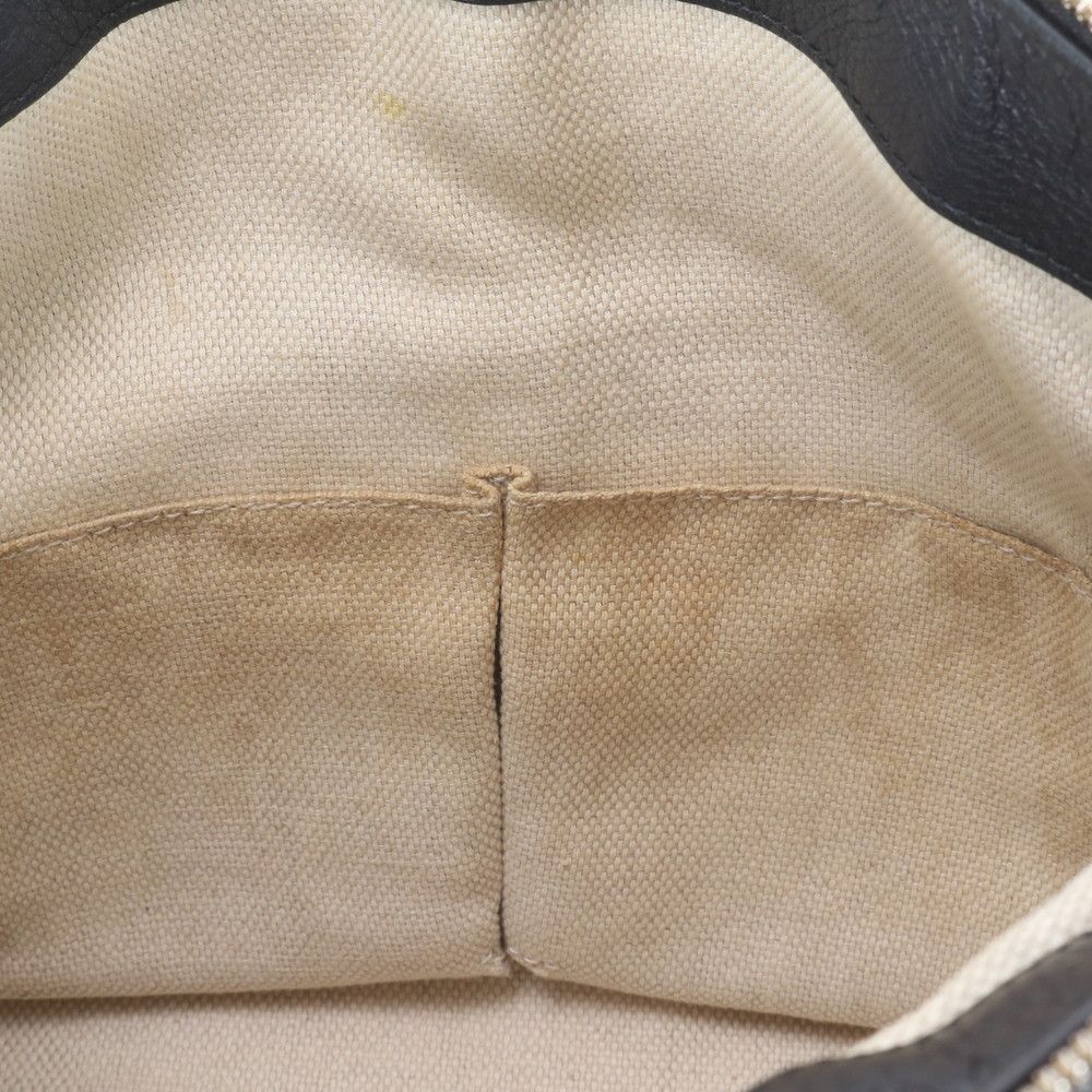 Gucci Soho Interlocking Grain Leather Tote Shoulder — view 8