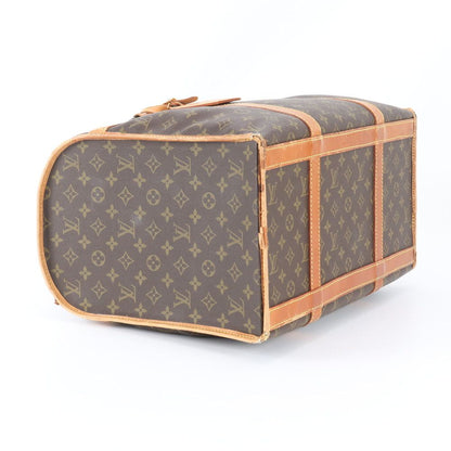 Louis Vuitton Monogram Demis Pull Pet Carry Leather Boston Bag Business Trip — view 6