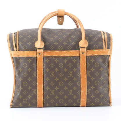 Louis Vuitton Monogram Demis Pull Pet Carry Leather Boston Bag Business Trip — view 3