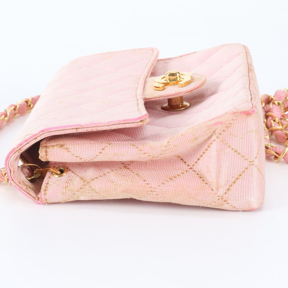 Chanel Quilted Chain CC Logo Shoulder Bag Crossbody — view 9
