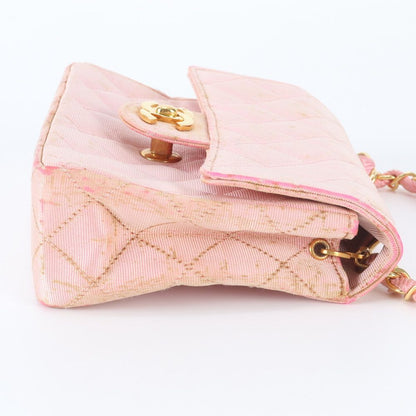 Chanel Quilted Chain CC Logo Shoulder Bag Crossbody — view 8