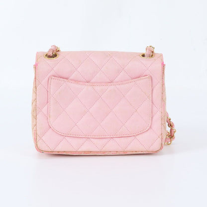 Chanel Quilted Chain CC Logo Shoulder Bag Crossbody — view 3