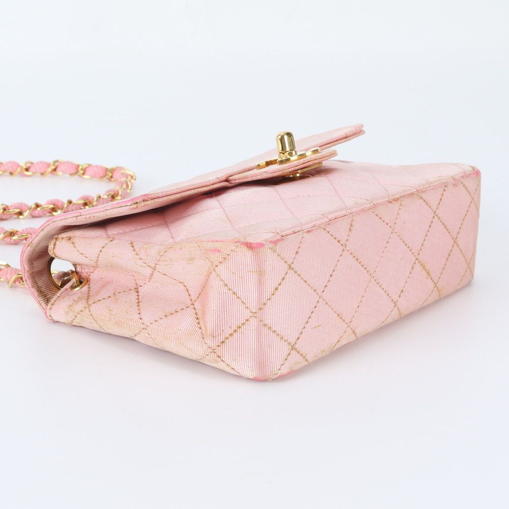 Chanel Quilted Chain CC Logo Shoulder Bag Crossbody — view 6