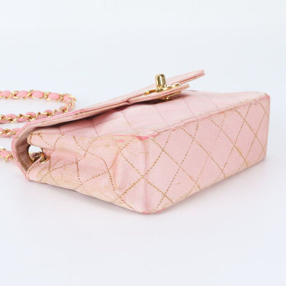 Chanel Quilted Chain CC Logo Shoulder Bag Crossbody — view 6