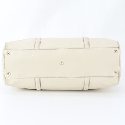 Gucci Interlocking Leather Boston Bag Travel Business Tote Gold — view 5
