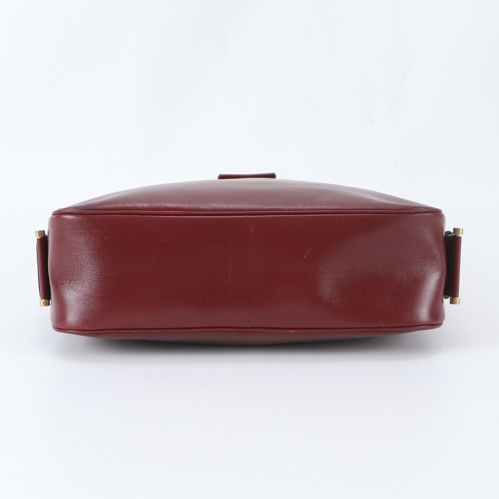 Hermes Saco Leather Shoulder Bag Tote Hand — view 5