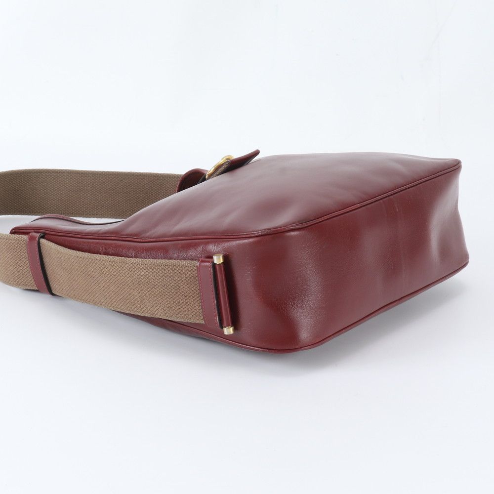 Hermes Saco Leather Shoulder Bag Tote Hand — view 6