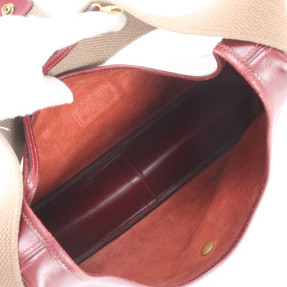 Hermes Saco Leather Shoulder Bag Tote Hand — view 7