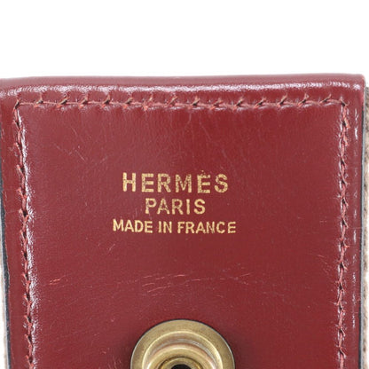 Hermes Saco Leather Shoulder Bag Tote Hand — view 9