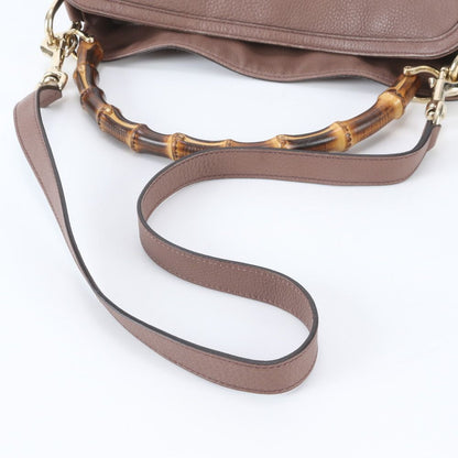 Gucci Bambu Diana Leather 2-Way Shoulder Bag Crossbody Hand — view 4