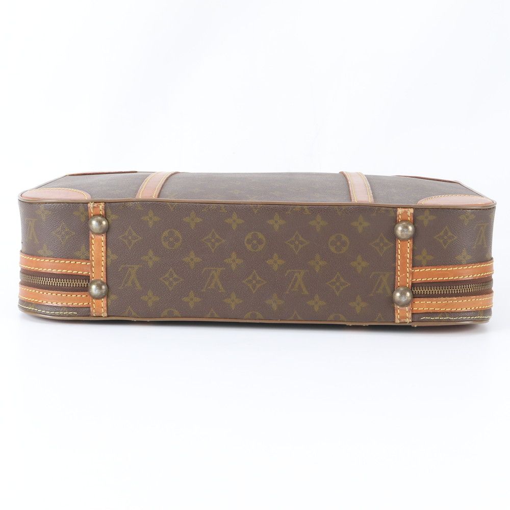 Louis Vuitton Monogram Stratos 50 Leather Trunk Hard Case Boston Bag Business — view 6