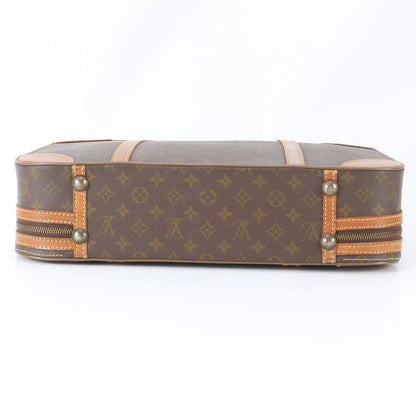 Louis Vuitton Monogram Stratos 50 Leather Trunk Hard Case Boston Bag Business — view 6