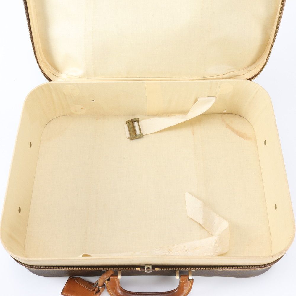Louis Vuitton Monogram Stratos 50 Leather Trunk Hard Case Boston Bag Business — view 8
