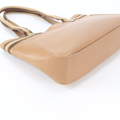 Gucci 002 Leather Handbag Tote Brown — view 4