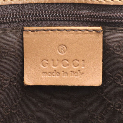 Gucci 002 Leather Handbag Tote Brown — view 8