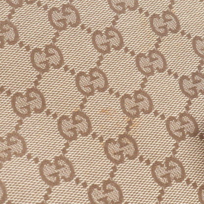 Gucci GG Canvas Jackie 002 Leather Handbag Tote Brown Gold — view 8