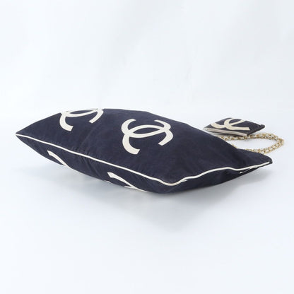 Chanel CC Logo Chain Tote Shoulder Hand — view 4