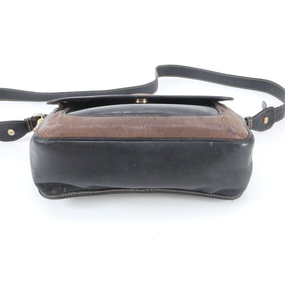 Loewe Velazquez Leather Shoulder Bag Crossbody Brown Gold — view 6