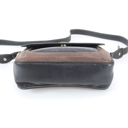 Loewe Velazquez Leather Shoulder Bag Crossbody Brown Gold — view 6