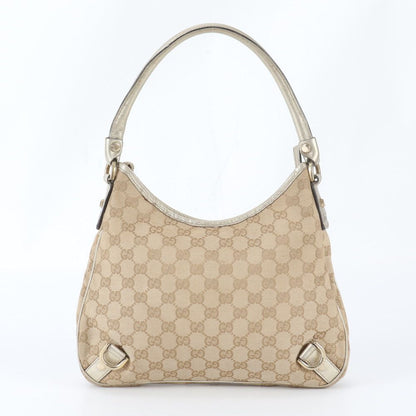 Gucci GG Canvas Abbey Leather Tote Shoulder Hand — view 3