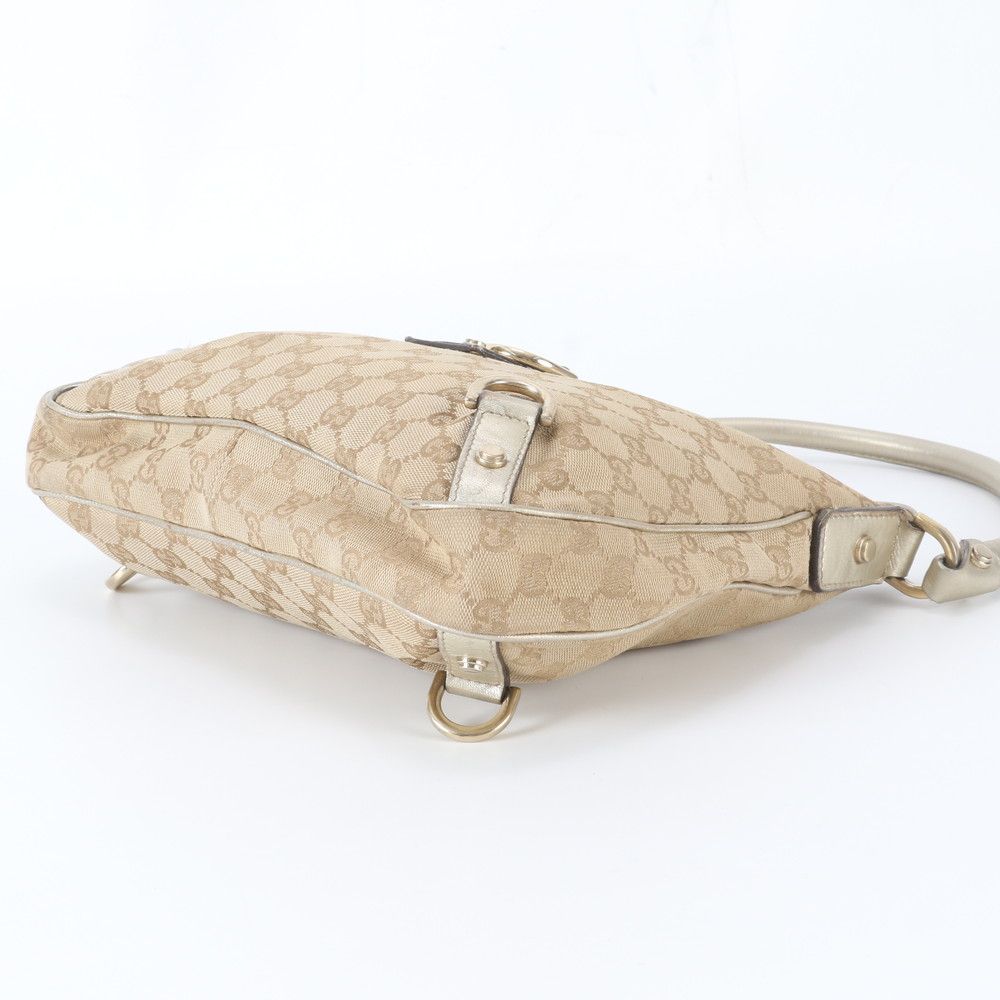 Gucci GG Canvas Abbey Leather Tote Shoulder Hand — view 4