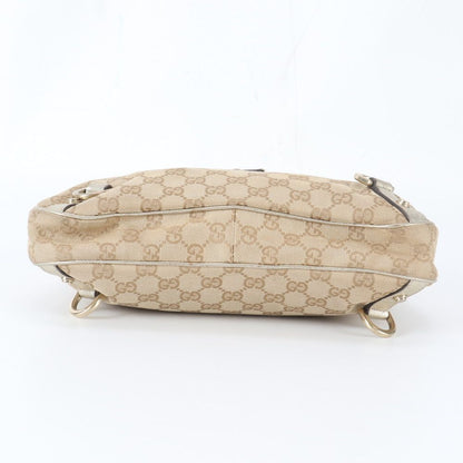 Gucci GG Canvas Abbey Leather Tote Shoulder Hand — view 6