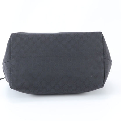 Gucci GG Canvas 019 Leather Tote Shoulder Hand Black — view 5