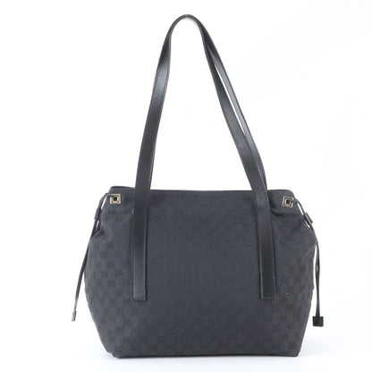 Gucci GG Canvas 019 Leather Tote Shoulder Hand Black — view 3