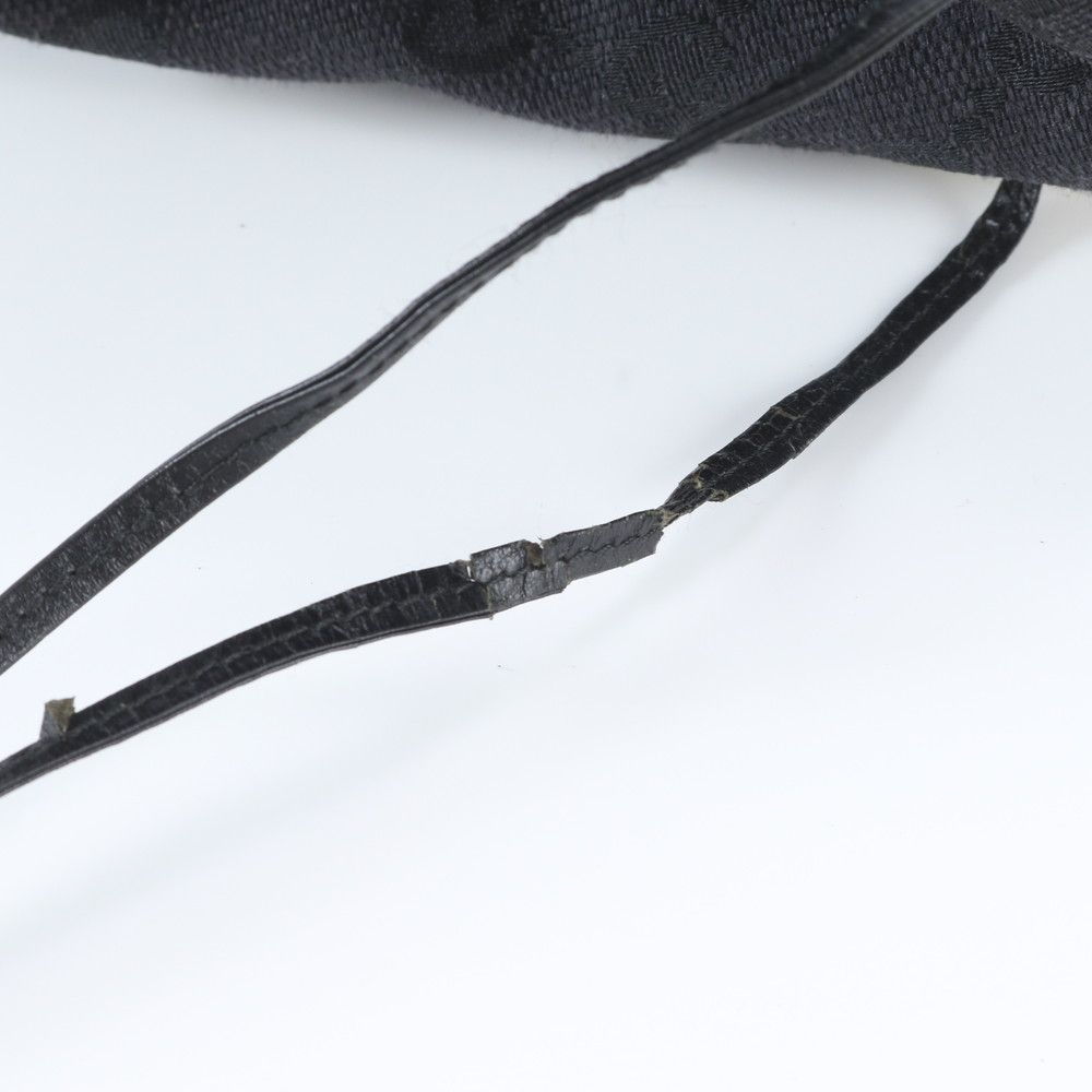 Gucci GG Canvas 019 Leather Tote Shoulder Hand Black — view 8