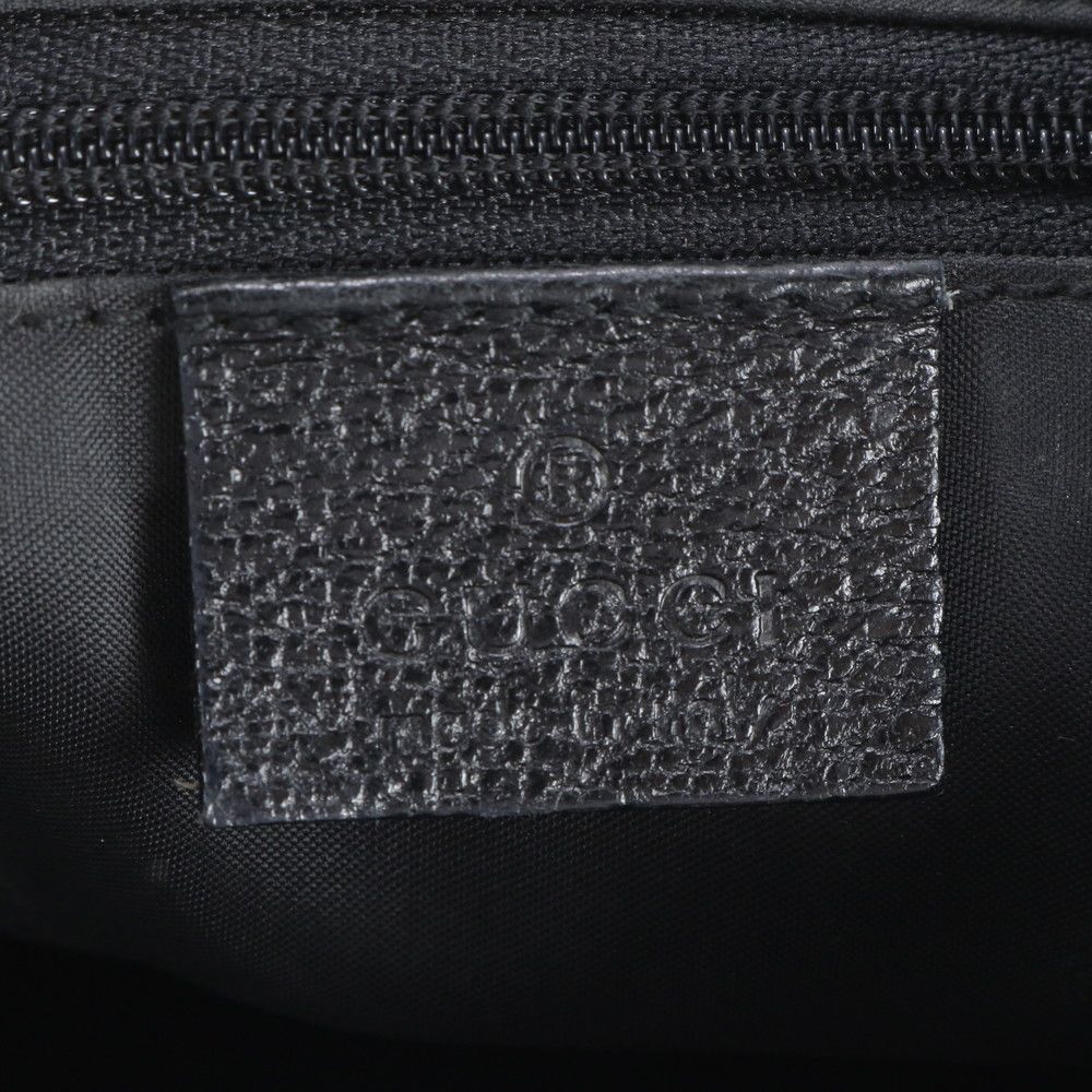 Gucci Jackie 001 Leather Shoulder Bag Tote Hand Black — view 8