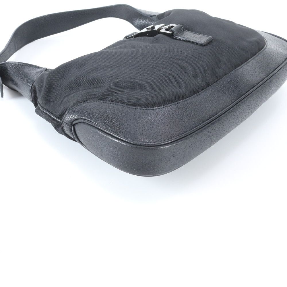 Gucci Jackie 001 Leather Shoulder Bag Tote Hand Black — view 4